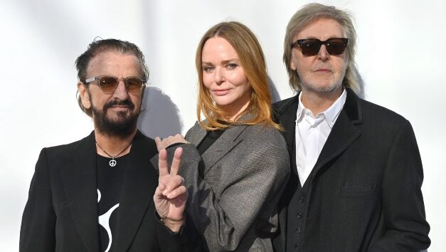 The Beatles’ Paul McCartney and Ringo Starr reunite at Paris Fashion Week