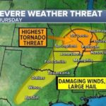 Tornado threat on the move: Latest severe weather forecastMax Golembo and Emily Shapiro, ABC News