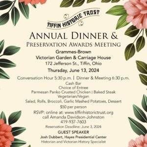 Tiffin Historic Trust's Annual Dinner
