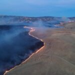 2 firefighters injured as wildfire spreads to 12,500 acres near San FranciscoCory Peeler and Kevin Shalvey