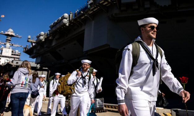 USS Ford returns home after 11-month deployment supporting the Iran war and Maduro’s capture