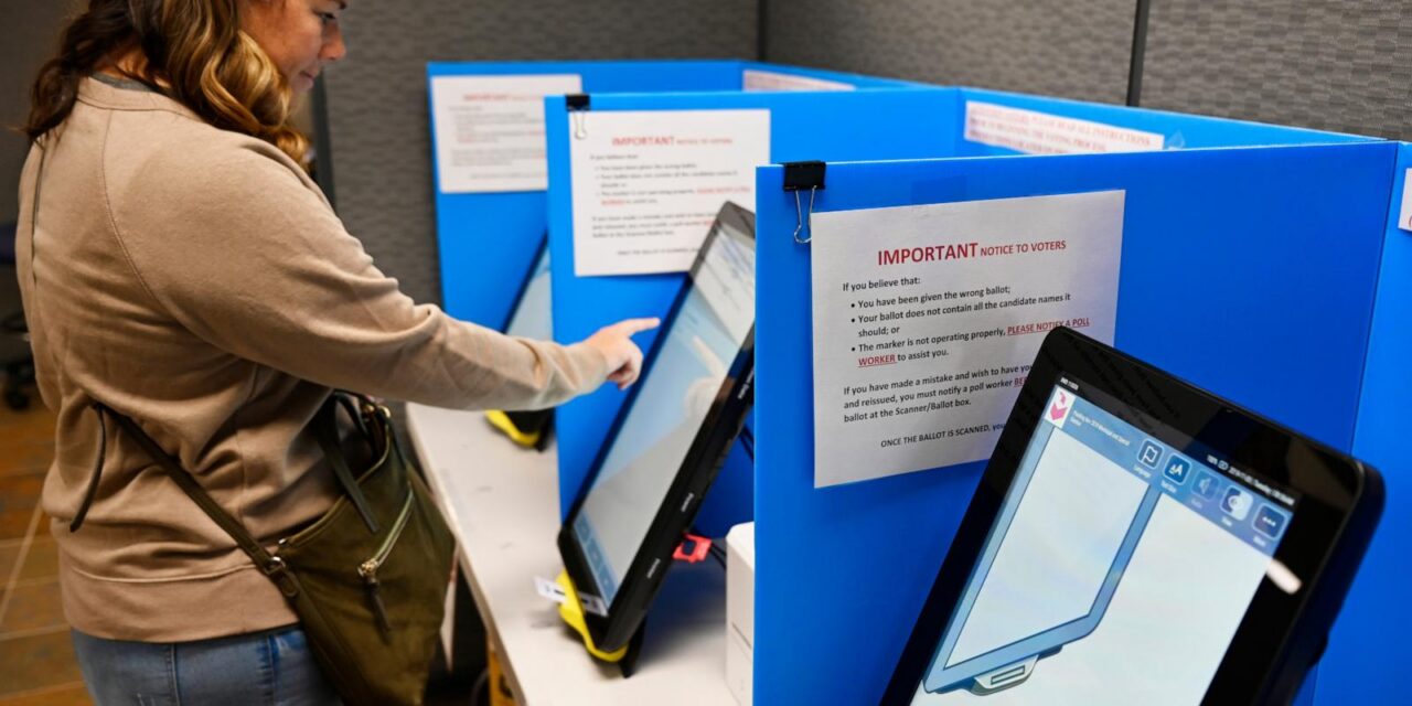 Georgia’s vote-counting method will soon be banned. Lawmakers will try to find a fix this week