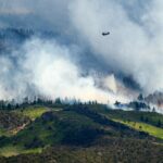 Dry, windy conditions fuel explosive wildfire growth across western US