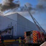 Los Angeles warehouse fire prompts shelter-in-place orders due to hazardous air