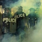 New Jersey police sergeant charged with stealing journalist’s camera bag at immigration protest