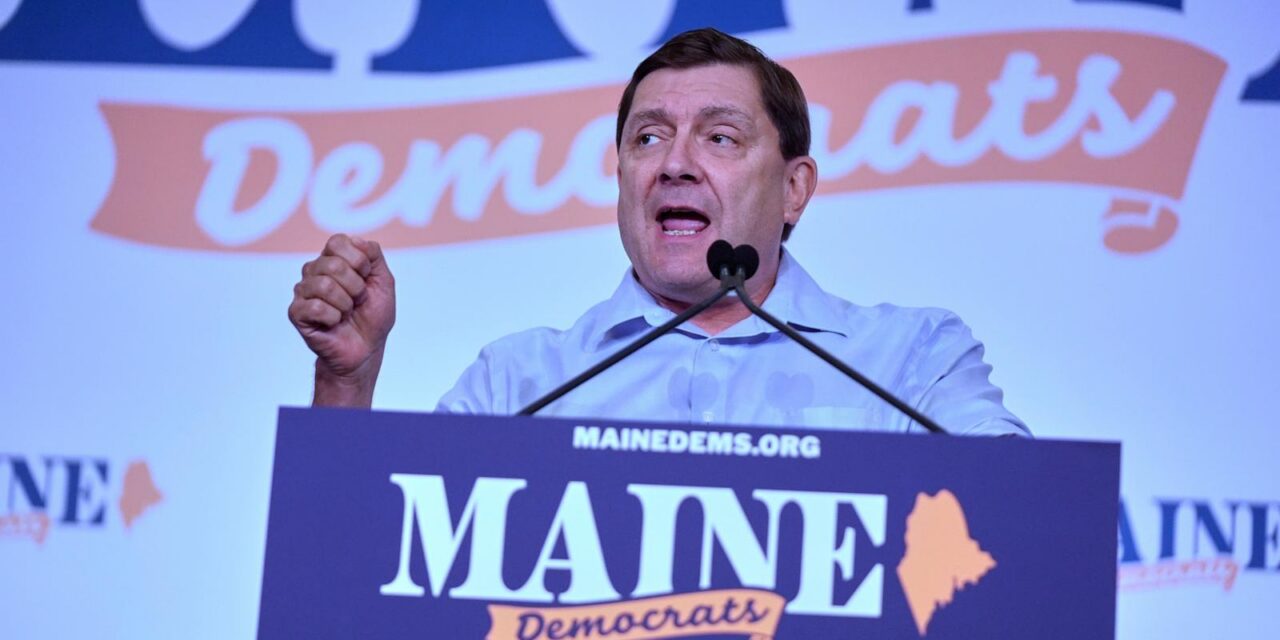 Maine Democrats are meeting to pick a new Senate nominee to face Republican Sen. Susan Collins