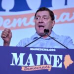 Maine Democrats are meeting to pick a new Senate nominee to face Republican Sen. Susan Collins