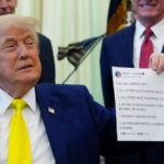Trump stands to profit off US policy announcements by selling fast access to his social media posts