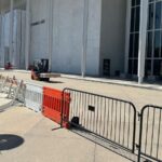 Fencing goes up around the main Kennedy Center building after Trump-aligned board votes to close it