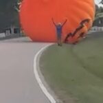 Good grief, Charlie Brown! Giant inflatable pumpkin takes pre-Halloween flight